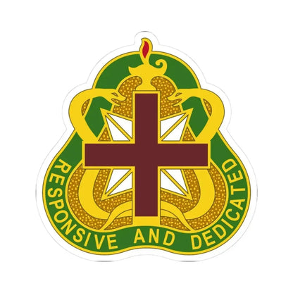 Medical Command 3 (U.S. Army) STICKER Vinyl Kiss-Cut Decal 3 Inch White - The Sticker Space