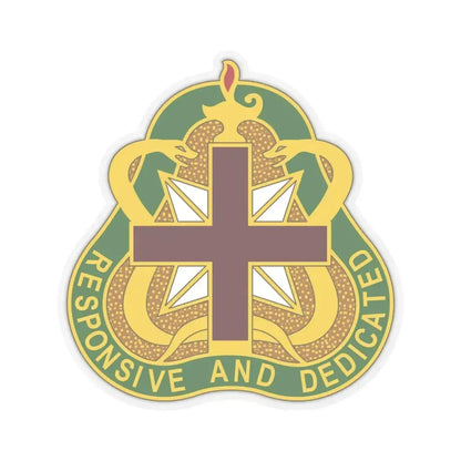 Medical Command 3 (U.S. Army) STICKER Vinyl Kiss-Cut Decal 4 Inch Transparent - The Sticker Space