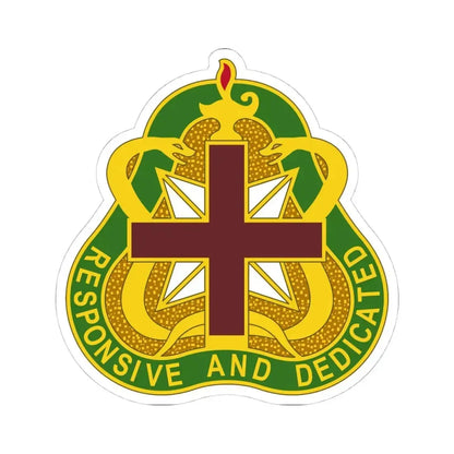 Medical Command 3 (U.S. Army) STICKER Vinyl Kiss-Cut Decal 4 Inch White - The Sticker Space