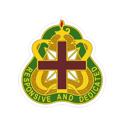 Medical Command 3 (U.S. Army) Transparent STICKER Die-Cut Vinyl Decal 2 Inch - The Sticker Space