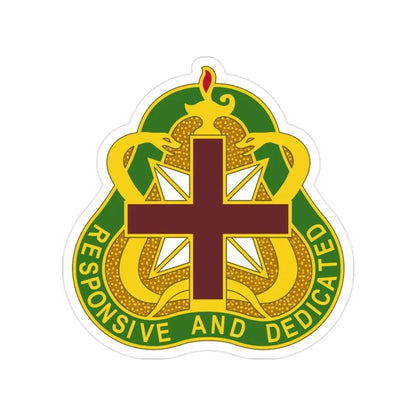 Medical Command 3 (U.S. Army) Transparent STICKER Die-Cut Vinyl Decal 2 Inch - The Sticker Space