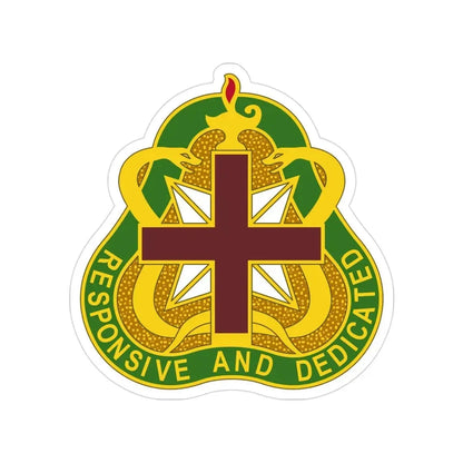 Medical Command 3 (U.S. Army) Transparent STICKER Die-Cut Vinyl Decal 3 Inch - The Sticker Space