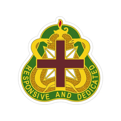 Medical Command 3 (U.S. Army) Transparent STICKER Die-Cut Vinyl Decal 4 Inch - The Sticker Space