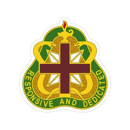 Medical Command 3 (U.S. Army) Transparent STICKER Die-Cut Vinyl Decal 4 Inch - The Sticker Space