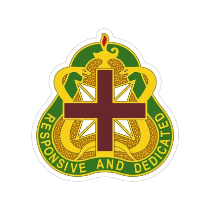 Medical Command 3 (U.S. Army) Transparent STICKER Die-Cut Vinyl Decal 5 Inch - The Sticker Space