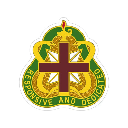 Medical Command 3 (U.S. Army) Transparent STICKER Die-Cut Vinyl Decal 5 Inch - The Sticker Space