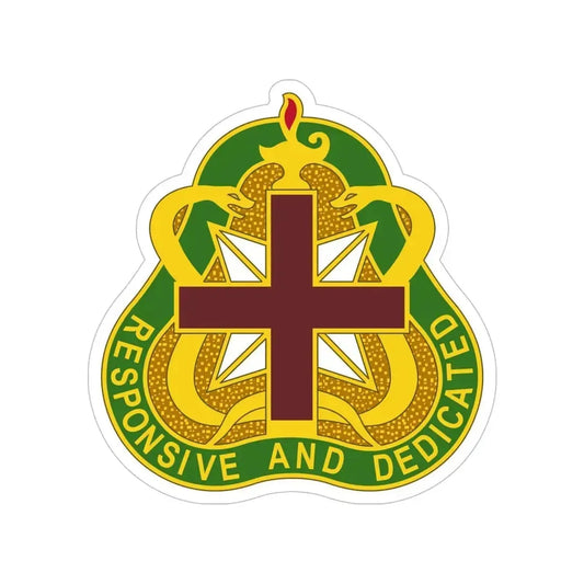 Medical Command 3 (U.S. Army) Transparent STICKER Die-Cut Vinyl Decal 6 Inch - The Sticker Space