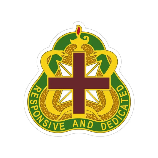 Medical Command 3 (U.S. Army) Transparent STICKER Die-Cut Vinyl Decal 6 Inch - The Sticker Space