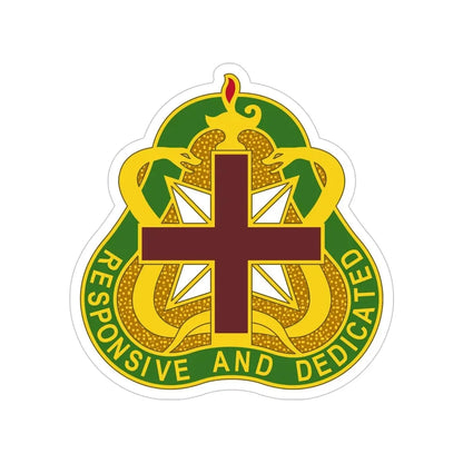 Medical Command 3 (U.S. Army) Transparent STICKER Die-Cut Vinyl Decal - The Sticker Space