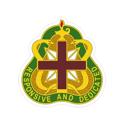 Medical Command 3 (U.S. Army) Transparent STICKER Die-Cut Vinyl Decal - The Sticker Space