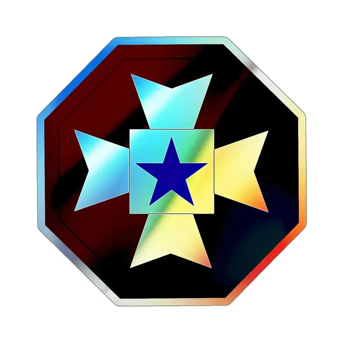 Medical Command Europe (U.S. Army) Holographic STICKER Die-Cut Vinyl Decal 6 Inch Holographic - The Sticker Space