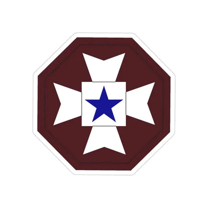 Medical Command Europe (U.S. Army) REVERSE PRINT Transparent Die-Cut STICKER - The Sticker Space