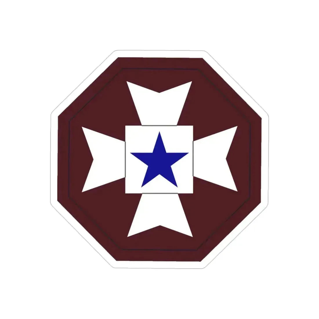Medical Command Europe (U.S. Army) REVERSE PRINT Transparent Die-Cut STICKER - The Sticker Space