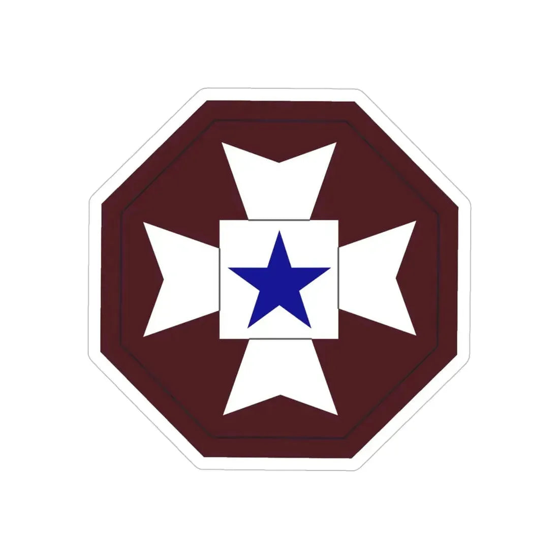 Medical Command Europe (U.S. Army) REVERSE PRINT Transparent Die-Cut STICKER - The Sticker Space