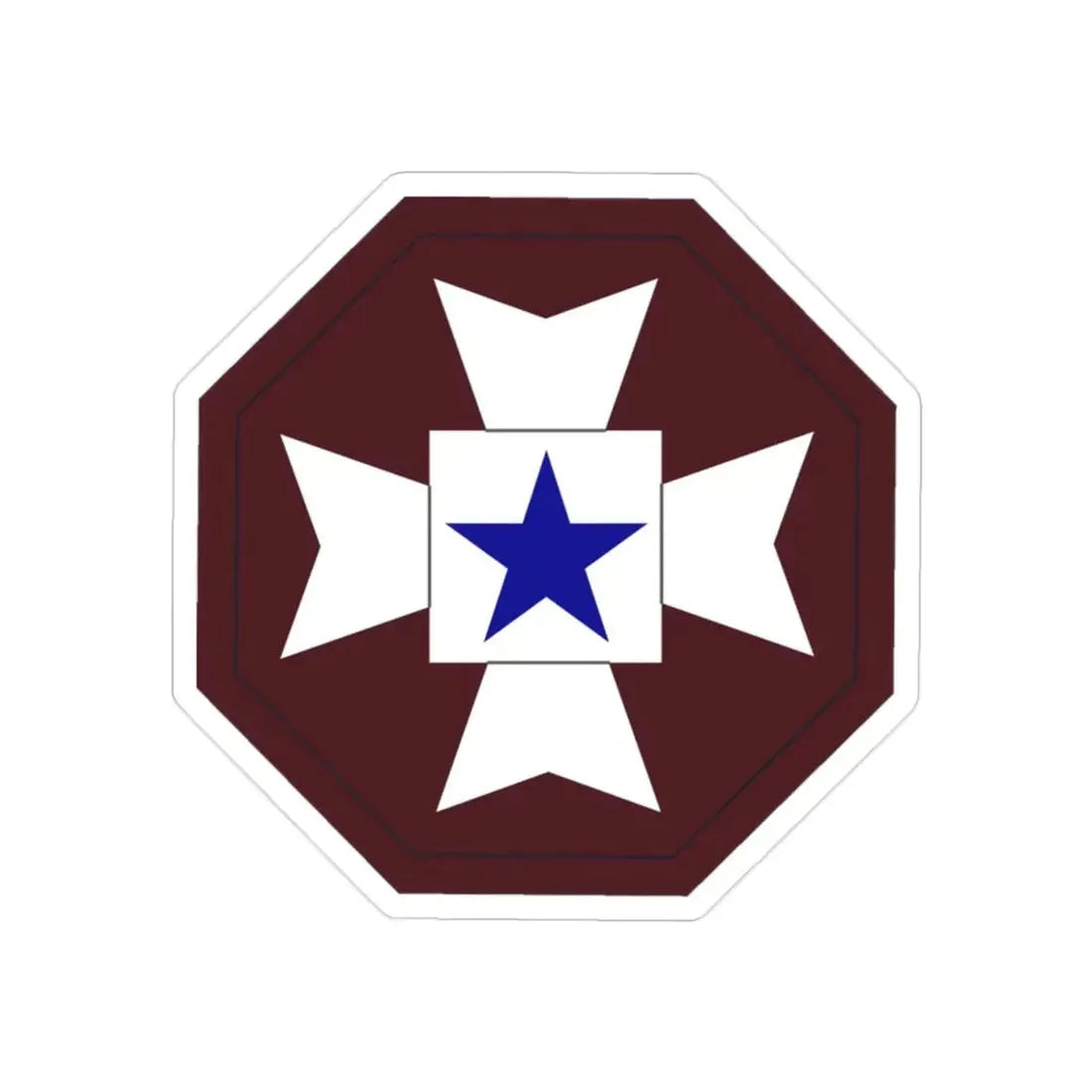 Medical Command Europe (U.S. Army) REVERSE PRINT Transparent Die-Cut STICKER - The Sticker Space