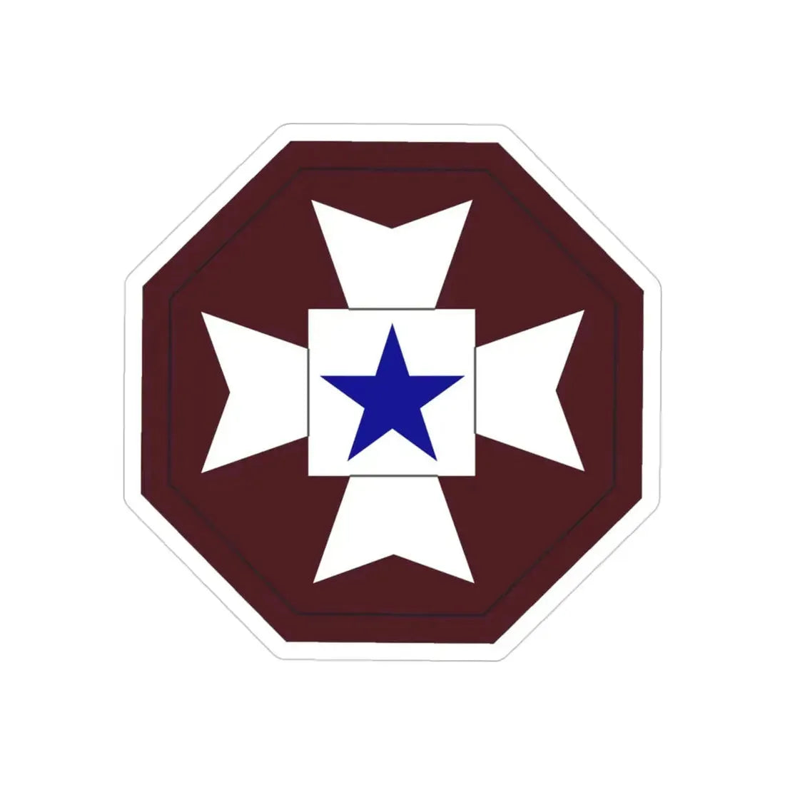 Medical Command Europe (U.S. Army) REVERSE PRINT Transparent Die-Cut STICKER - The Sticker Space