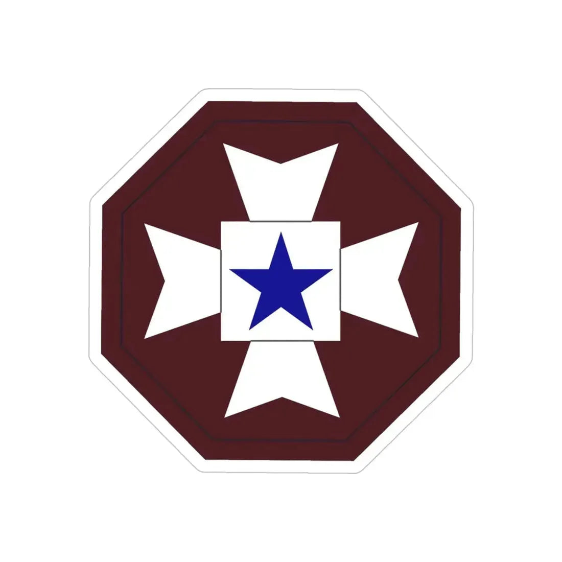 Medical Command Europe (U.S. Army) REVERSE PRINT Transparent Die-Cut STICKER - The Sticker Space