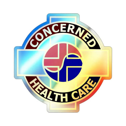 Medical Command Korea (U.S. Army) Holographic STICKER Die-Cut Vinyl Decal 3 Inch Holographic - The Sticker Space