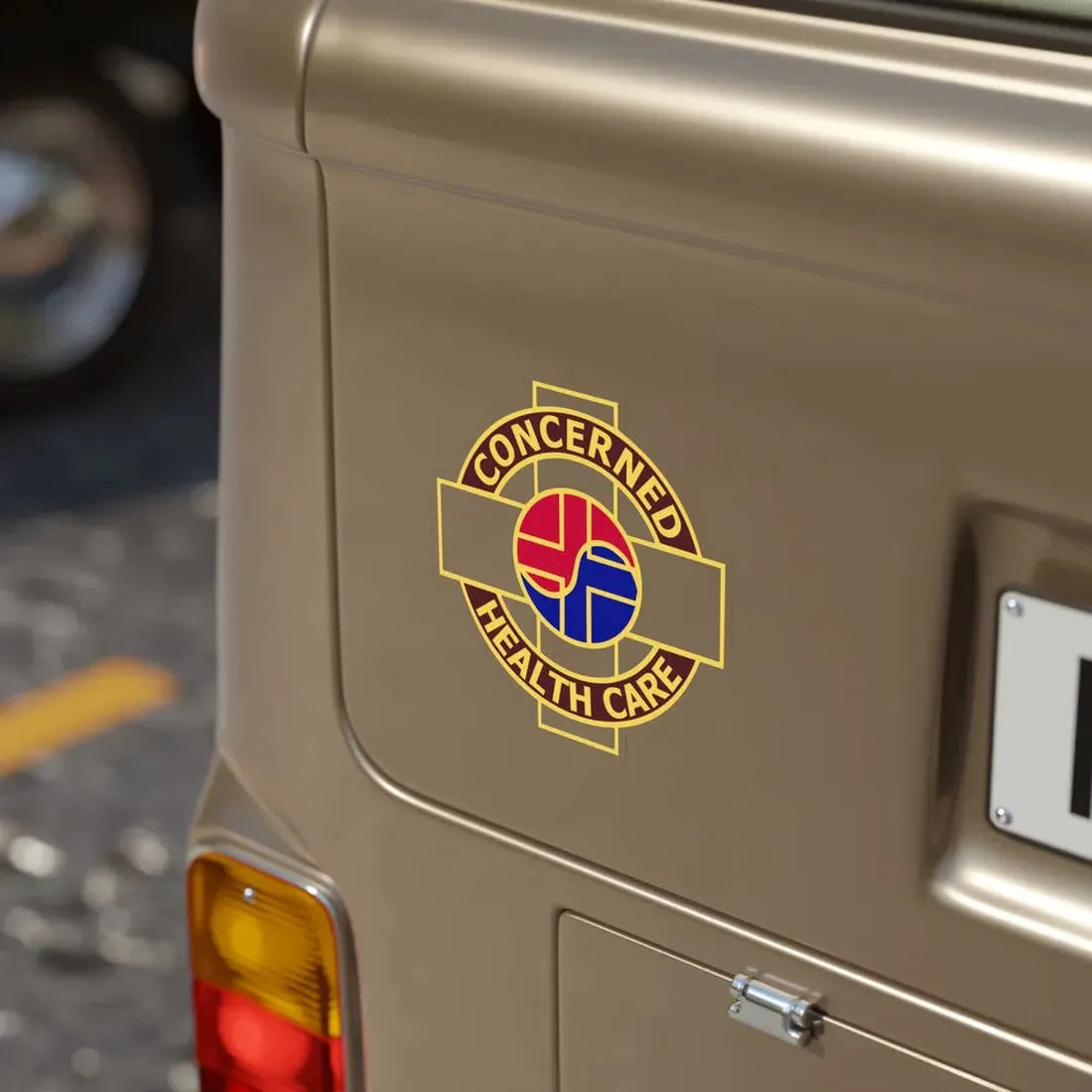 Medical Command Korea (U.S. Army) Transparent STICKER Die-Cut Vinyl Decal - The Sticker Space