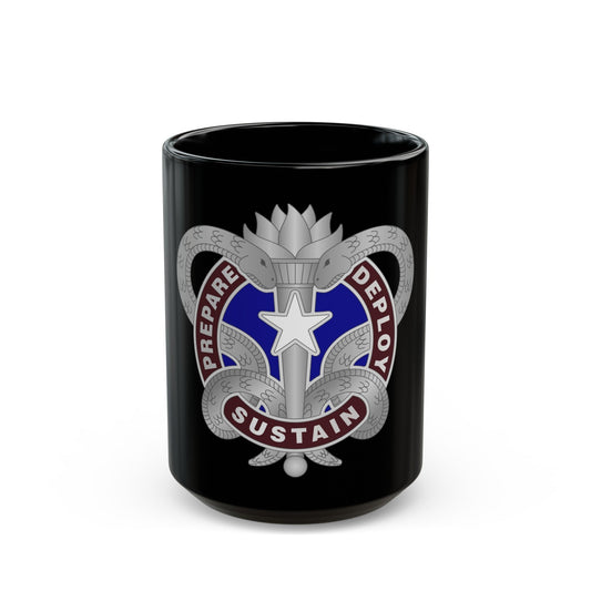 Medical Logistics Command (U.S. Army) Black Coffee Mug-15oz-The Sticker Space