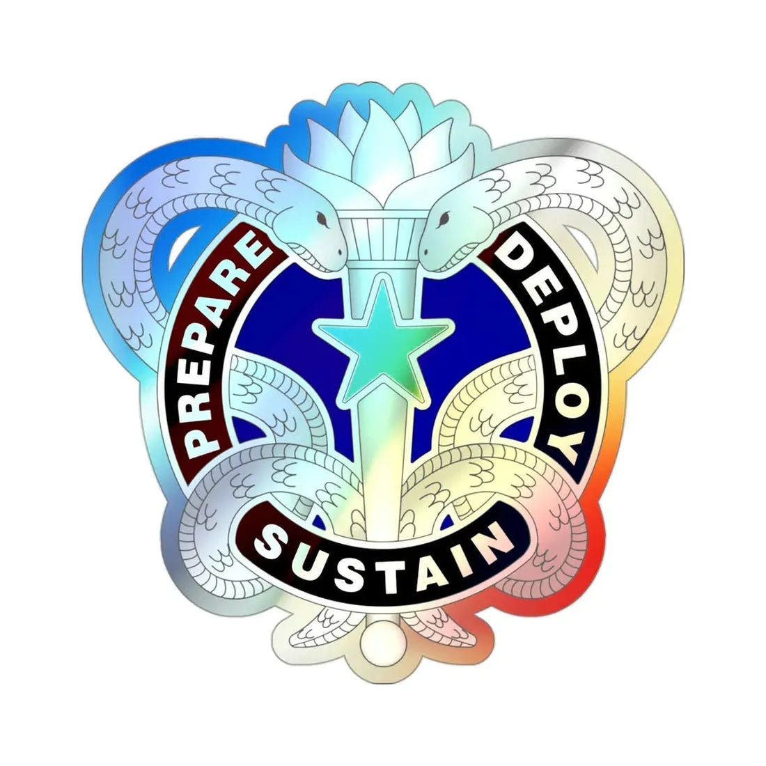 Medical Logistics Command (U.S. Army) Holographic STICKER Die-Cut Vinyl Decal - The Sticker Space