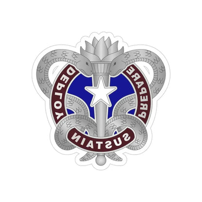 Medical Logistics Command (U.S. Army) REVERSE PRINT Transparent Die-Cut STICKER - The Sticker Space