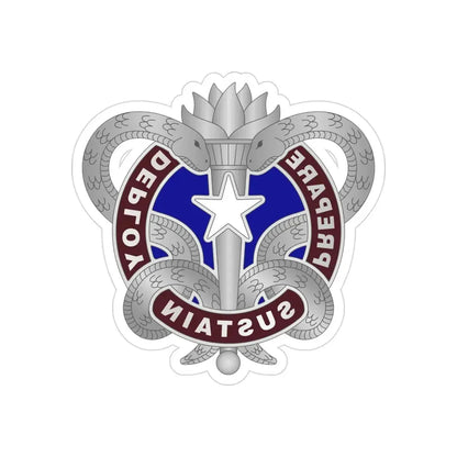 Medical Logistics Command (U.S. Army) REVERSE PRINT Transparent Die-Cut STICKER - The Sticker Space