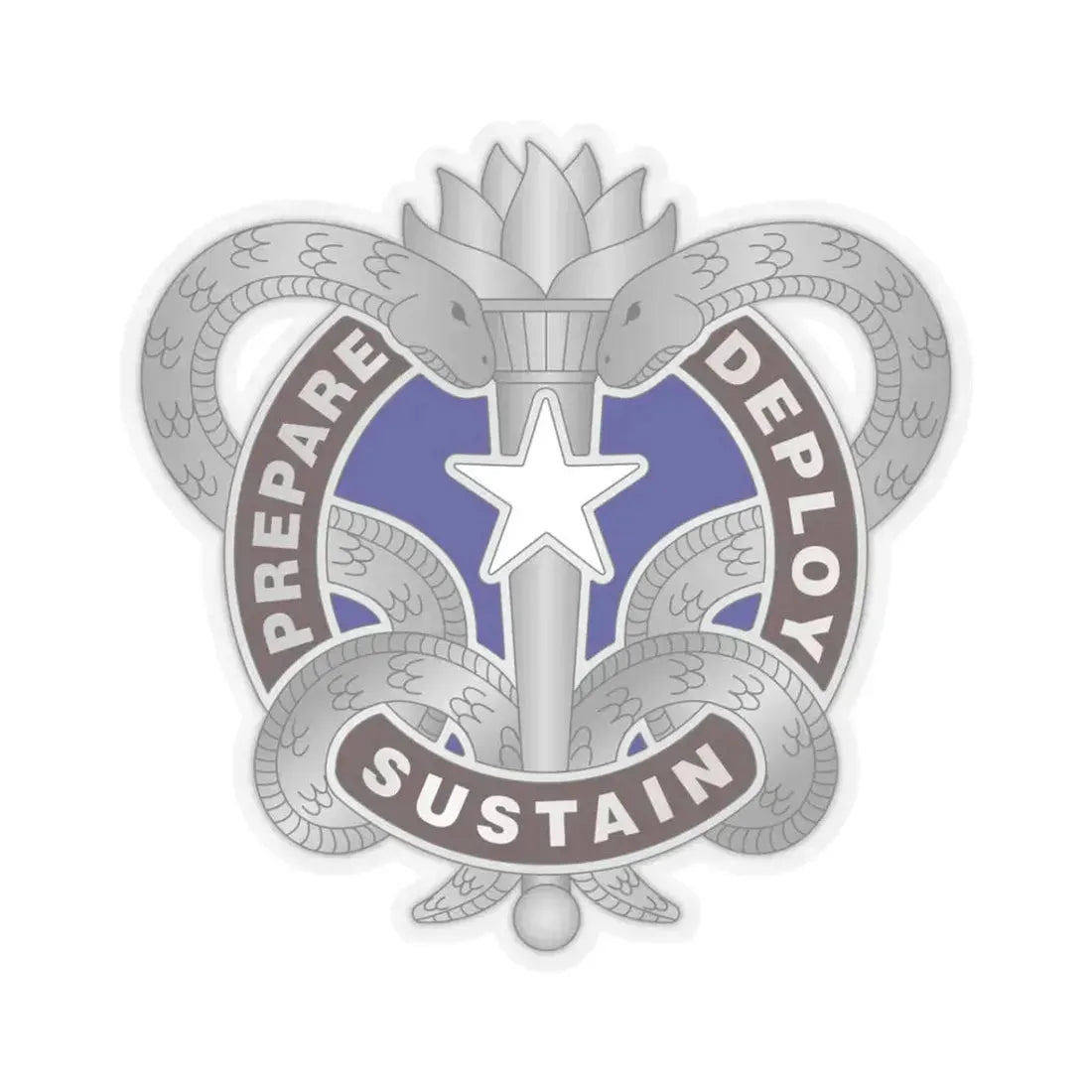 Medical Logistics Command (U.S. Army) STICKER Vinyl Kiss-Cut Decal 3 Inch Transparent - The Sticker Space