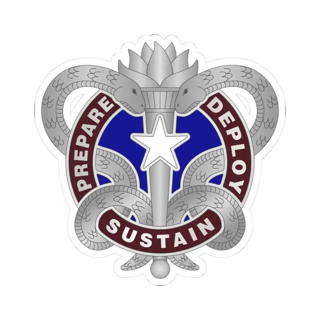 Medical Logistics Command (U.S. Army) STICKER Vinyl Kiss-Cut Decal 3 Inch White - The Sticker Space