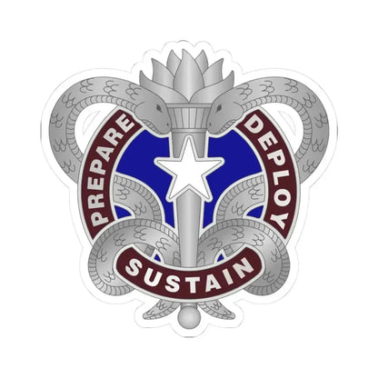 Medical Logistics Command (U.S. Army) STICKER Vinyl Kiss-Cut Decal 3 Inch White - The Sticker Space