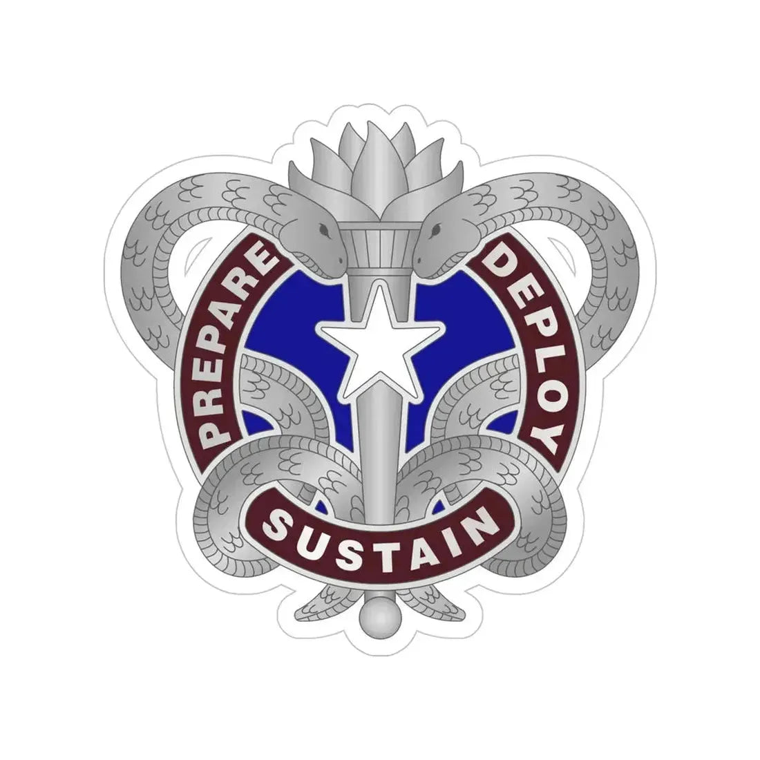 Medical Logistics Command (U.S. Army) Transparent STICKER Die-Cut Vinyl Decal 5 Inch - The Sticker Space