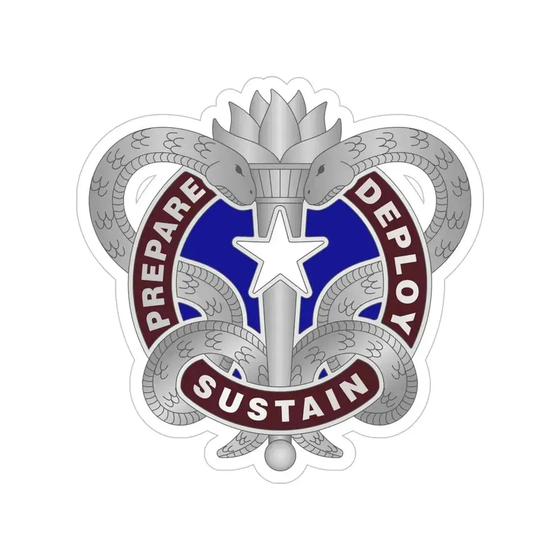 Medical Logistics Command (U.S. Army) Transparent STICKER Die-Cut Vinyl Decal 6 Inch - The Sticker Space