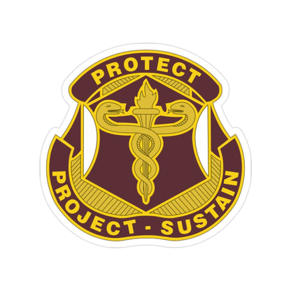 Medical Research and Development Command 2 (U.S. Army) Transparent STICKER Die-Cut Vinyl Decal-2 Inch-The Sticker Space