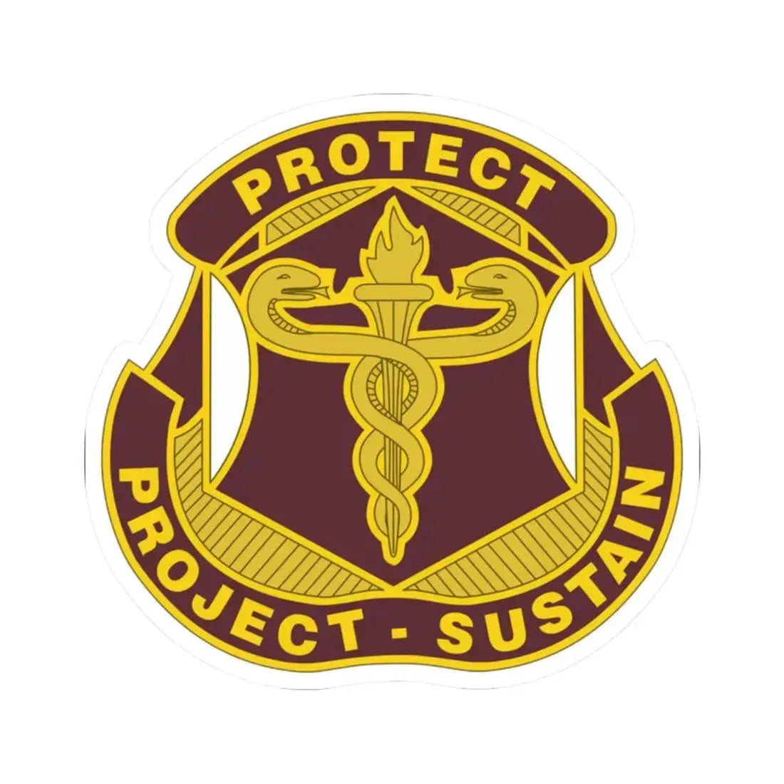 Medical Research and Development Command 2 (U.S. Army) STICKER Vinyl Kiss-Cut Decal 2 Inch White - The Sticker Space