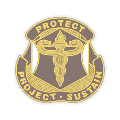 Medical Research and Development Command 2 (U.S. Army) STICKER Vinyl Kiss-Cut Decal 3 Inch Transparent - The Sticker Space