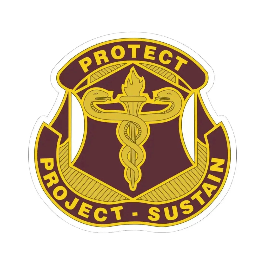 Medical Research and Development Command 2 (U.S. Army) STICKER Vinyl Kiss-Cut Decal 4 Inch White - The Sticker Space