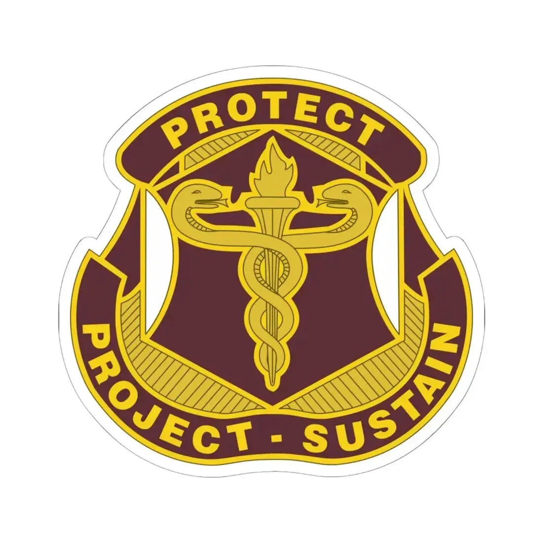 Medical Research and Development Command 2 (U.S. Army) STICKER Vinyl Kiss-Cut Decal 6 Inch White - The Sticker Space