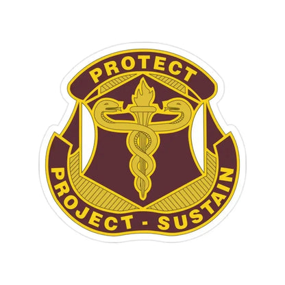 Medical Research and Development Command 2 (U.S. Army) Transparent STICKER Die-Cut Vinyl Decal 2 Inch - The Sticker Space