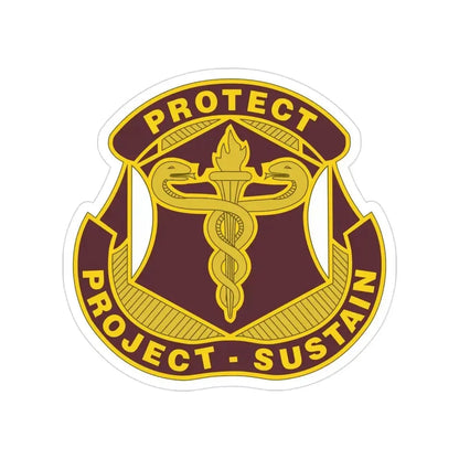 Medical Research and Development Command 2 (U.S. Army) Transparent STICKER Die-Cut Vinyl Decal 3 Inch - The Sticker Space