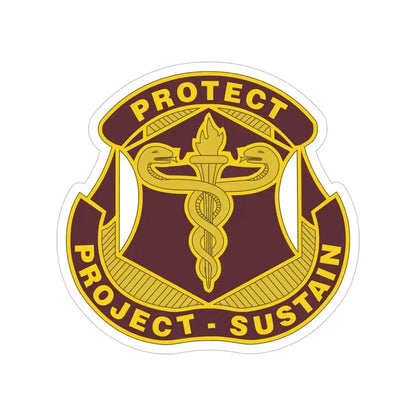 Medical Research and Development Command 2 (U.S. Army) Transparent STICKER Die-Cut Vinyl Decal 5 Inch - The Sticker Space