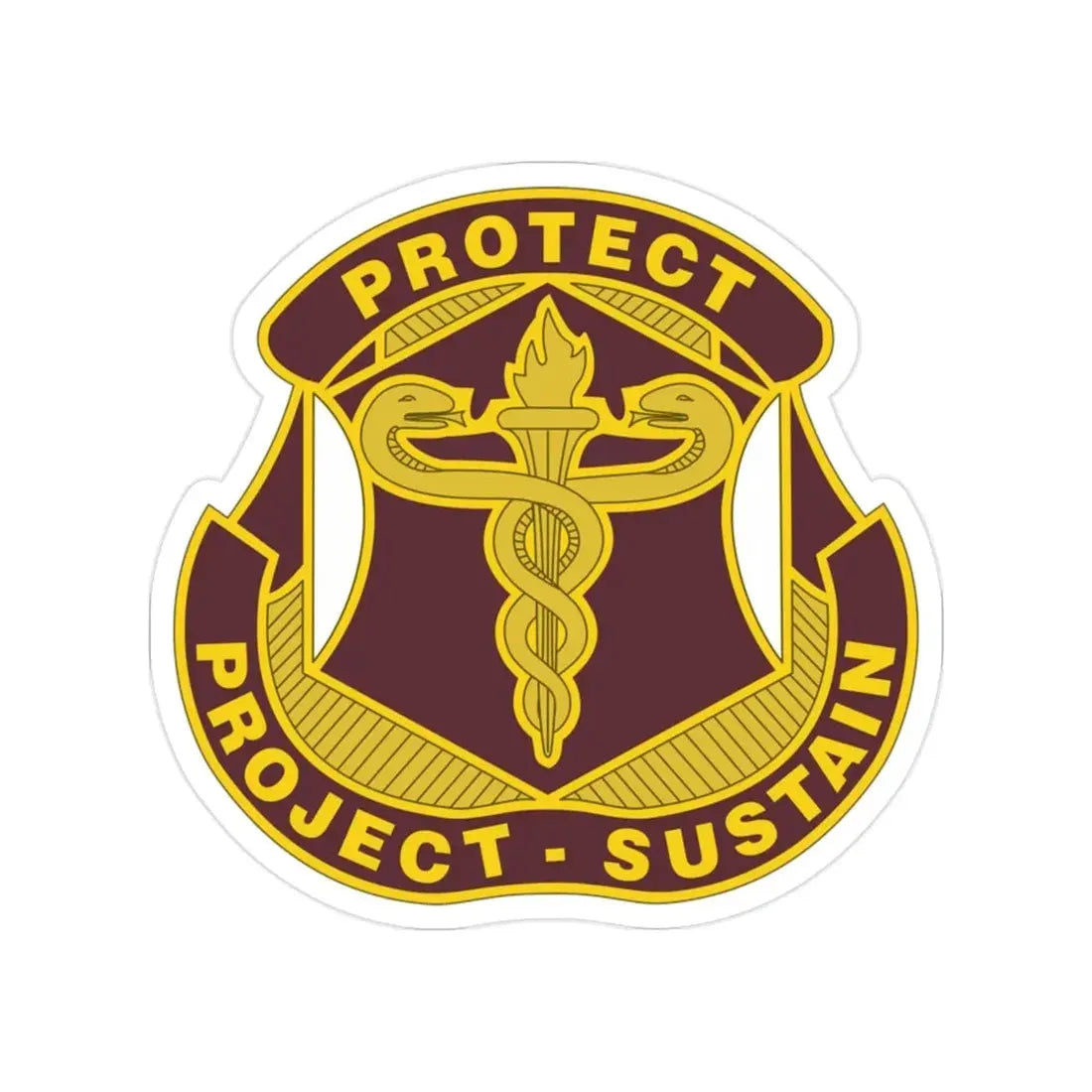 Medical Research and Development Command 2 (U.S. Army) Transparent STICKER Die-Cut Vinyl Decal - The Sticker Space