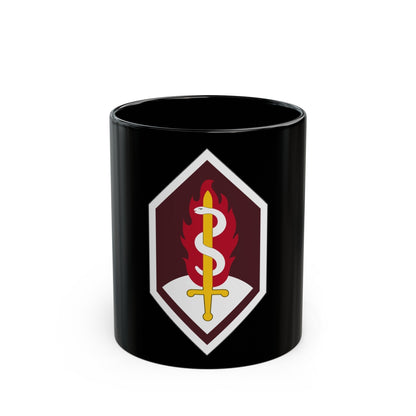 Medical Research and Development Command (U.S. Army) Black Coffee Mug-11oz-The Sticker Space