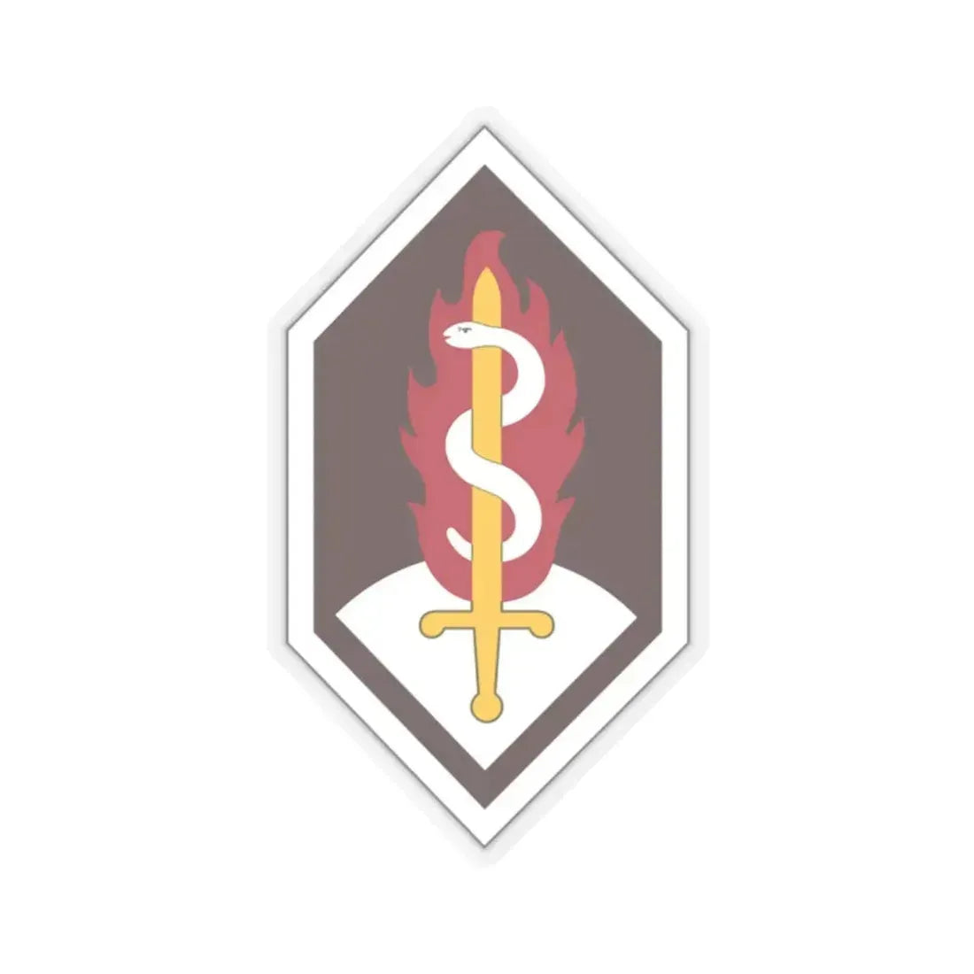 Medical Research and Development Command (U.S. Army) STICKER Vinyl Kiss-Cut Decal 2 Inch Transparent - The Sticker Space