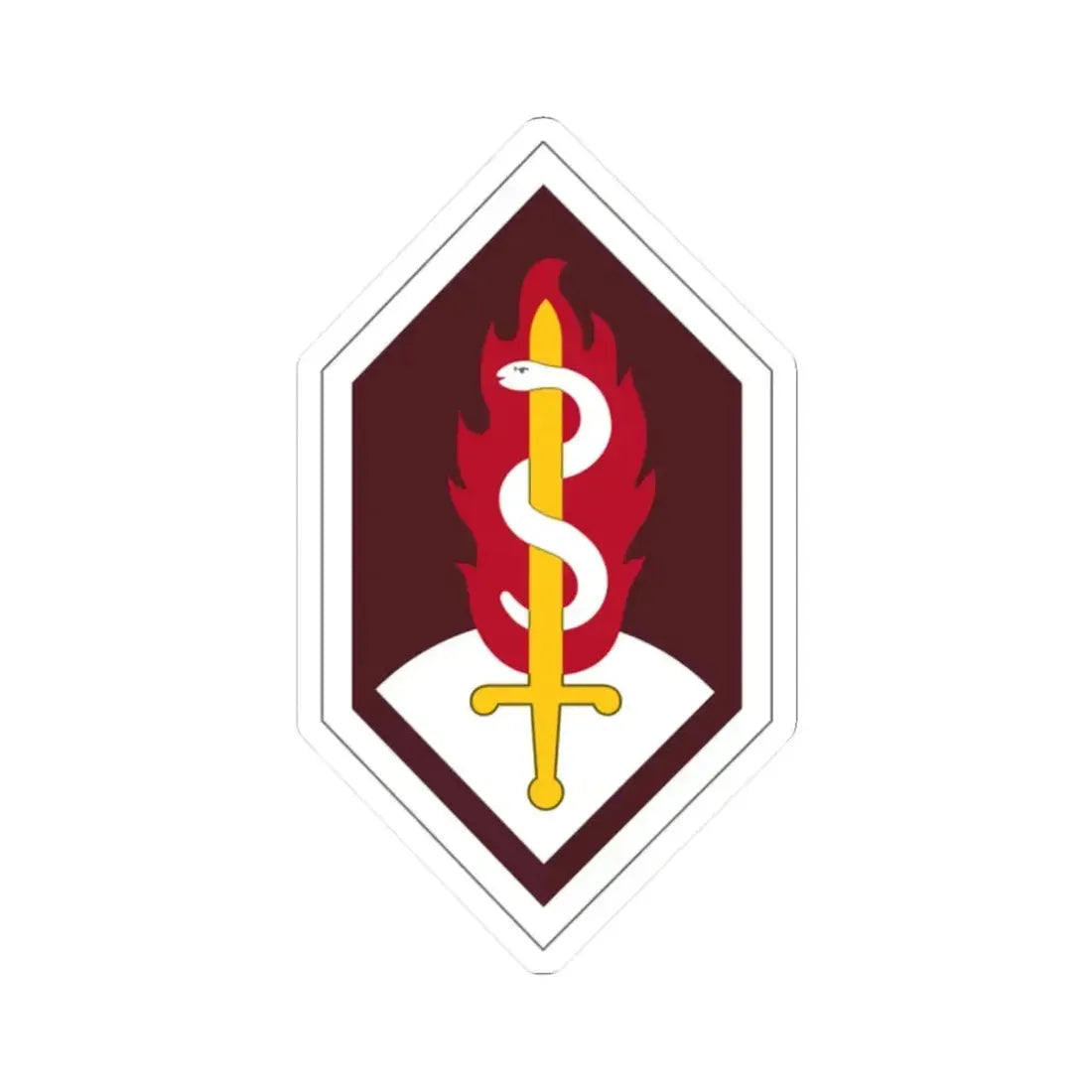 Medical Research and Development Command (U.S. Army) STICKER Vinyl Kiss-Cut Decal 2 Inch White - The Sticker Space