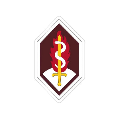 Medical Research and Development Command (U.S. Army) Transparent STICKER Die-Cut Vinyl Decal 4 Inch - The Sticker Space