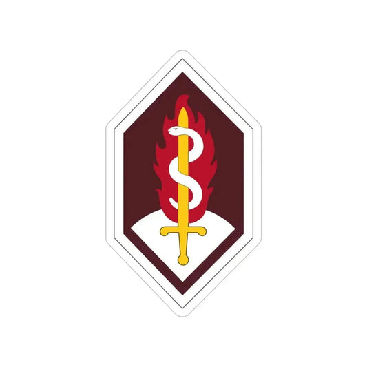 Medical Research and Development Command (U.S. Army) Transparent STICKER Die-Cut Vinyl Decal 6 Inch - The Sticker Space