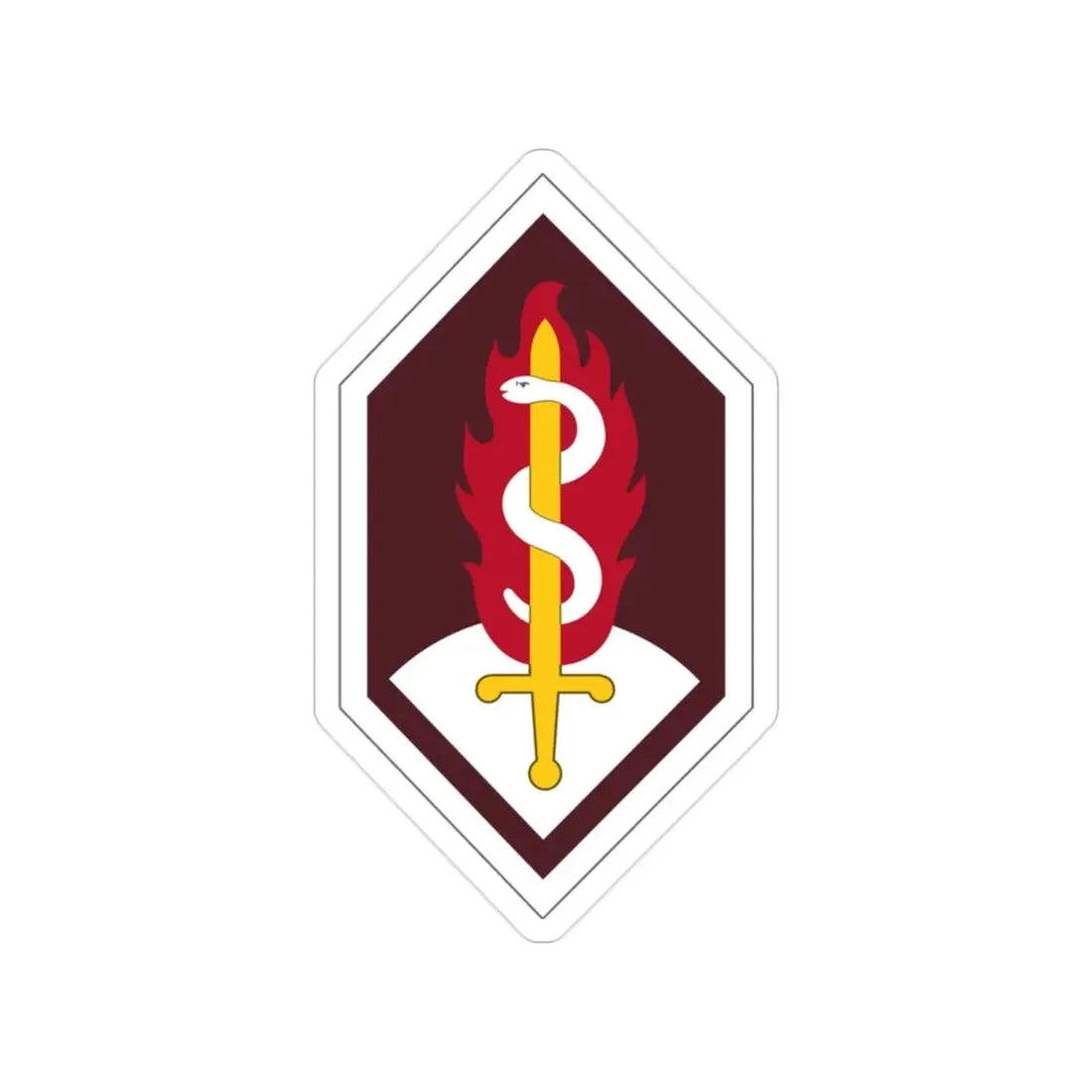 Medical Research and Development Command (U.S. Army) Transparent STICKER Die-Cut Vinyl Decal - The Sticker Space