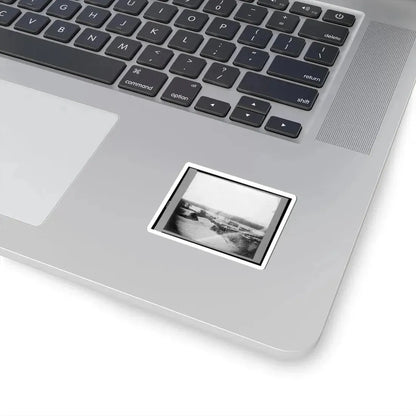 Medical Supply Boat  Planter  on Appomattox River, Virginia (U.S. Civil War) STICKER Vinyl Kiss-Cut Decal - The Sticker Space