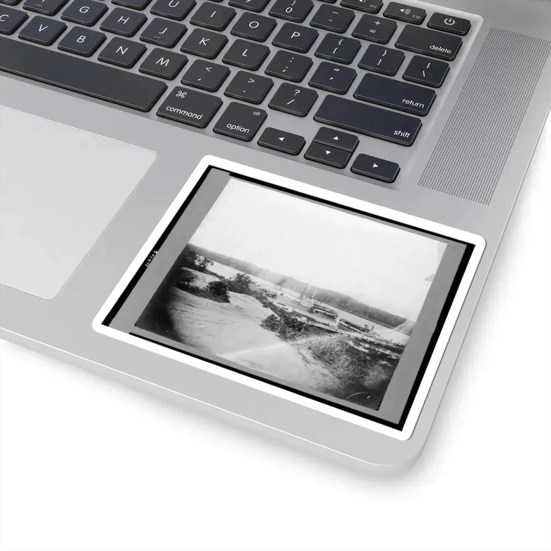 Medical Supply Boat  Planter  on Appomattox River, Virginia (U.S. Civil War) STICKER Vinyl Kiss-Cut Decal - The Sticker Space