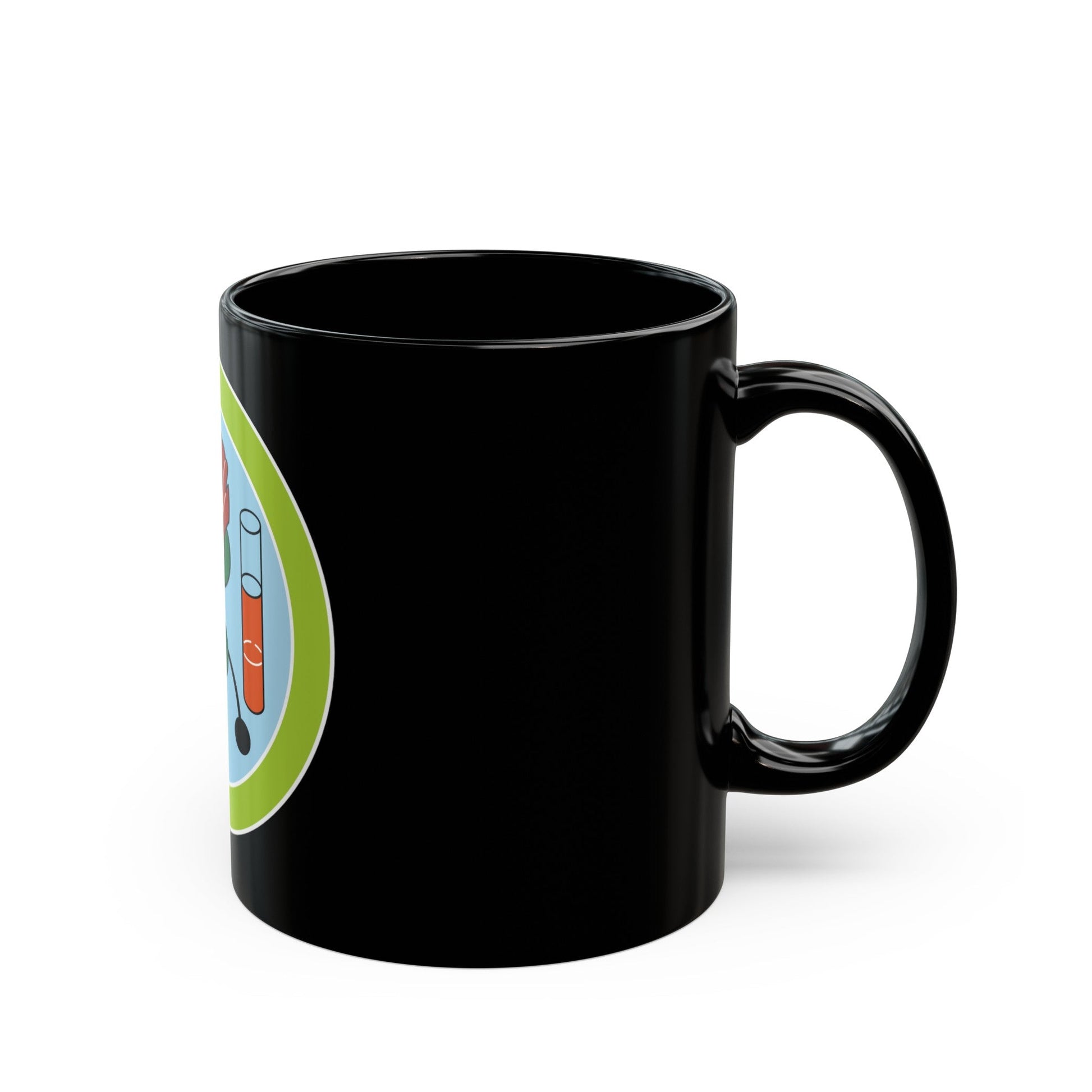 Medicine (Boy Scout Merit Badge) Black Coffee Mug-The Sticker Space